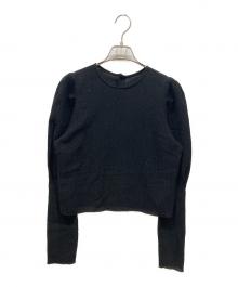 Spick and Span（スピックアンドスパン）の古着「シュリンクタックスリーブブラウス」｜ブラック