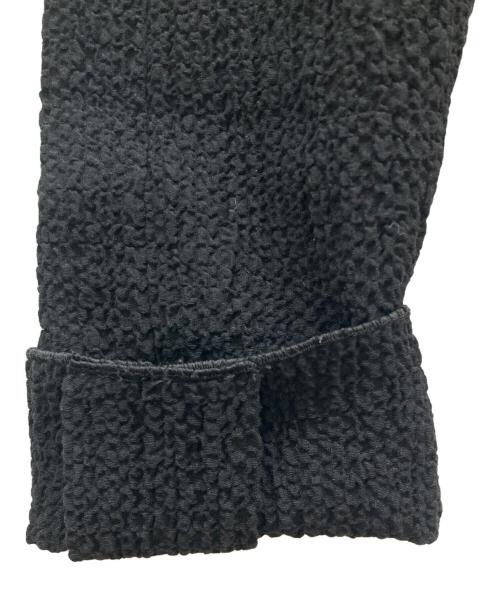 Spick and Span（スピックアンドスパン）Spick and Span (スピックアンドスパン) シュリンクタックスリーブブラウス ブラック サイズ:SIZE Freeの古着・服飾アイテム