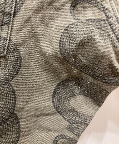 hysterics（ヒステリックス）hysterics (ヒステリックス) スネークデニムパンツ オリーブ サイズ:1の古着・服飾アイテム