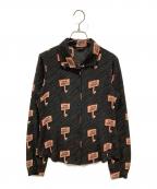 hystericsヒステリックス）の古着「DARK ROMANCE シャツ」｜ブラック