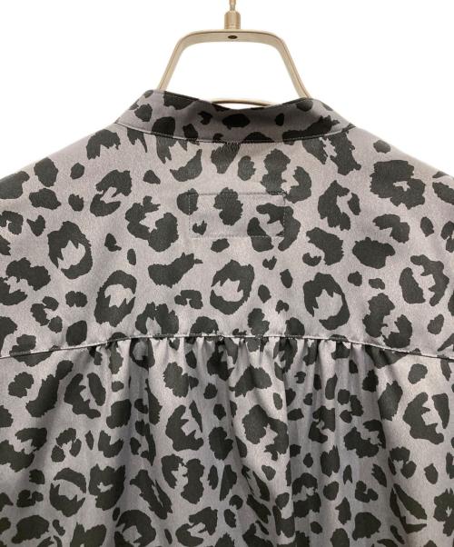 Hysteric Glamour（ヒステリックグラマー）Hysteric Glamour (ヒステリックグラマー) レオパードフリルブラウス グレー サイズ:freeの古着・服飾アイテム