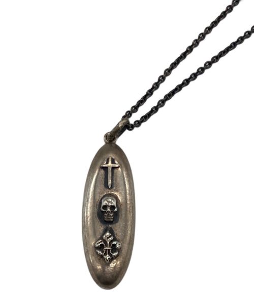 Hysteric Glamour（ヒステリックグラマー）Hysteric Glamour (ヒステリックグラマー) スカルクロス百合ネックレスの古着・服飾アイテム