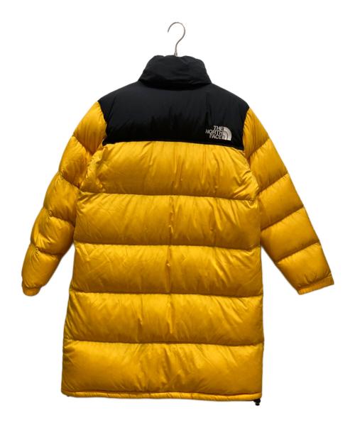 THE NORTH FACE（ザ ノース フェイス）THE NORTH FACE (ザ ノース フェイス) Long Nuptse Coat　ロングヌプシコート イエロー サイズ:Ⅼの古着・服飾アイテム