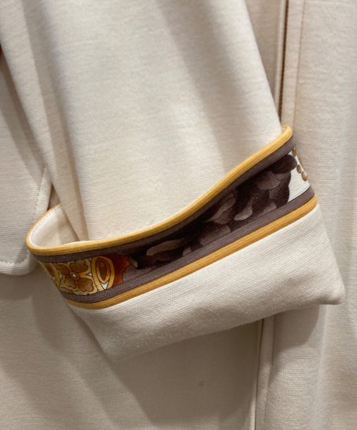 LEONARD（レオナール）LEONARD (レオナール) ロングコート アイボリー サイズ:11Rの古着・服飾アイテム