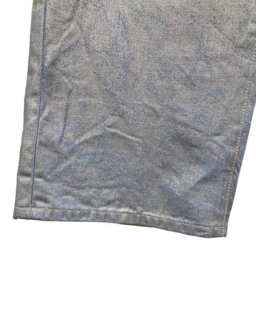 UNGRID（アングリッド）Ungrid (アングリッド) メタリックストレートジーンズ ブルー サイズ:SIZE 61cm (W24)の古着・服飾アイテム