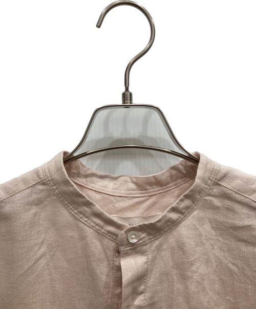 かぐれ（カグレ）かぐれ (カグレ) リネンチュニックシャツ ピンク サイズ:freeの古着・服飾アイテム