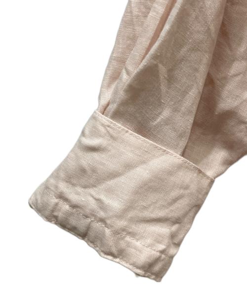 かぐれ（カグレ）かぐれ (カグレ) リネンチュニックシャツ ピンク サイズ:freeの古着・服飾アイテム