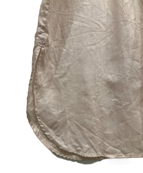 かぐれ（カグレ）かぐれ (カグレ) リネンチュニックシャツ ピンク サイズ:freeの古着・服飾アイテム