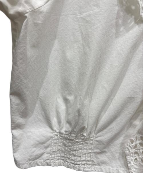 Dot and Stripes CHILD WOMAN（ドットアンドストライプス チャイルドウーマン）Dot and Stripes CHILD WOMAN (ドットアンドストライプス チャイルドウーマン) ブロードレースブラウス ホワイト サイズ:SIZE Freeの古着・服飾アイテム