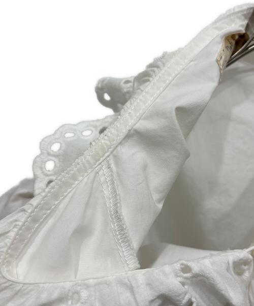 Dot and Stripes CHILD WOMAN（ドットアンドストライプス チャイルドウーマン）Dot and Stripes CHILD WOMAN (ドットアンドストライプス チャイルドウーマン) ブロードレースブラウス ホワイト サイズ:SIZE Freeの古着・服飾アイテム