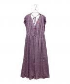 Kate Spadeケイトスペード）の古着「総柄ワンピース」｜パープル