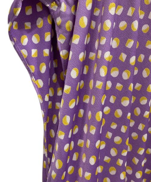 Kate Spade（ケイトスペード）Kate Spade (ケイトスペード) 総柄ワンピース パープル サイズ:-の古着・服飾アイテム