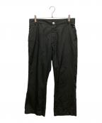 VERSACE JEANS COUTUREヴェルサーチ ジーンズクチュール）の古着「ワイドスラックス」｜ブラック