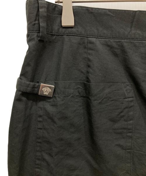 VERSACE JEANS COUTURE（ヴェルサーチ ジーンズクチュール）VERSACE JEANS COUTURE (ヴェルサーチ ジーンズクチュール) ワイドスラックス ブラック サイズ:36の古着・服飾アイテム