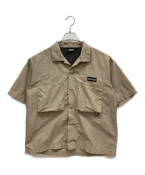 WILD THINGS（ワイルドシングス）WILD THINGS (ワイルドシングス) S/S CAMP SHIRT ベージュ サイズ:Sの古着・服飾アイテム