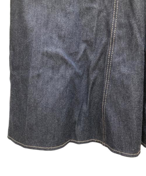 ANAYI（アナイ）ANAYI (アナイ) デニムライクフリルワンピース インディゴ サイズ:36の古着・服飾アイテム