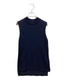DEUXIEME CLASSE（ドゥーズィエム クラス）の古着「ノースリーブニット」｜ネイビー