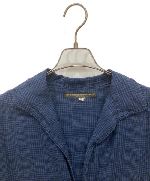 GARMENT REPRODUCTION OF WORKERS（ガーメントリプロダクションオブワーカーズ）GARMENT REPRODUCTION OF WORKERS (ガーメントリプロダクションオブワーカーズ) リネンガウンコート ネイビー サイズ:SIZE 0の古着・服飾アイテム