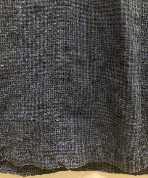 GARMENT REPRODUCTION OF WORKERS（ガーメントリプロダクションオブワーカーズ）GARMENT REPRODUCTION OF WORKERS (ガーメントリプロダクションオブワーカーズ) リネンガウンコート ネイビー サイズ:SIZE 0の古着・服飾アイテム