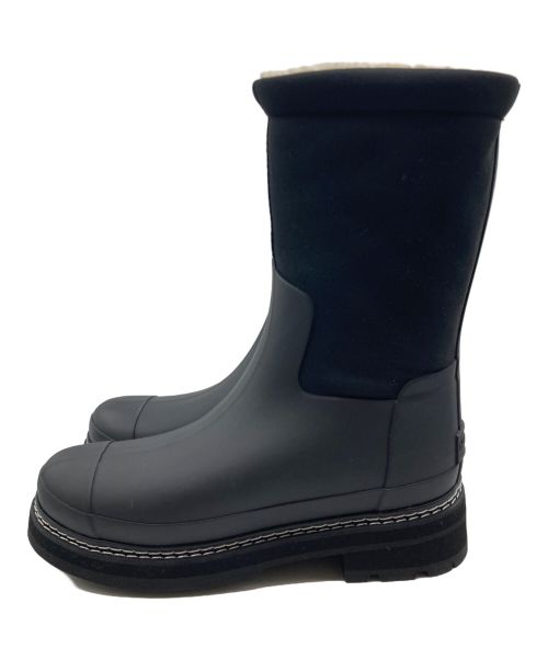 HUNTER（ハンター）HUNTER (ハンター) REF STITCH SHERPA BOOT　リファインドステッチシェルパブーツ ブラック サイズ:UK6の古着・服飾アイテム