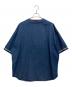 FUBU (フブ) デニムベースボールシャツ インディゴ サイズ:XL：6000円