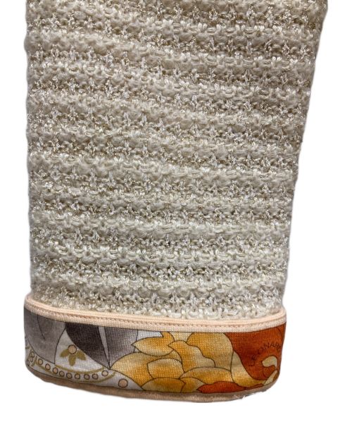 LEONARD（レオナール）LEONARD (レオナール) モヘヤブレンドショートジャケット アイボリー サイズ:Lの古着・服飾アイテム