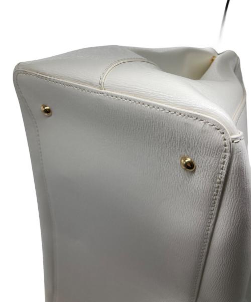 RALPH LAUREN（ラルフローレン）RALPH LAUREN (ラルフローレン) 2WAYバッグ ホワイトの古着・服飾アイテム