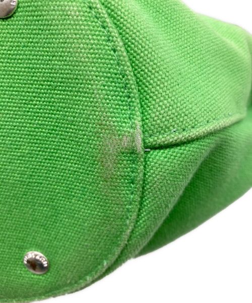 RALPH LAUREN（ラルフローレン）RALPH LAUREN (ラルフローレン) ボタニカルハンドバッグ グリーンの古着・服飾アイテム