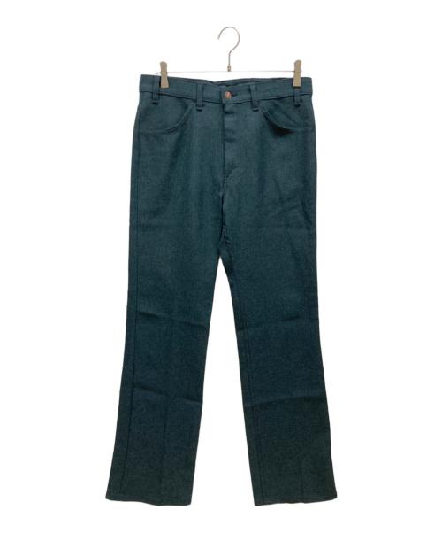LEVI'S（リーバイス）LEVI'S (リーバイス) 90ｓスタプレ ドレス パンツ  グリーン サイズ:83.5cm (W33)の古着・服飾アイテム