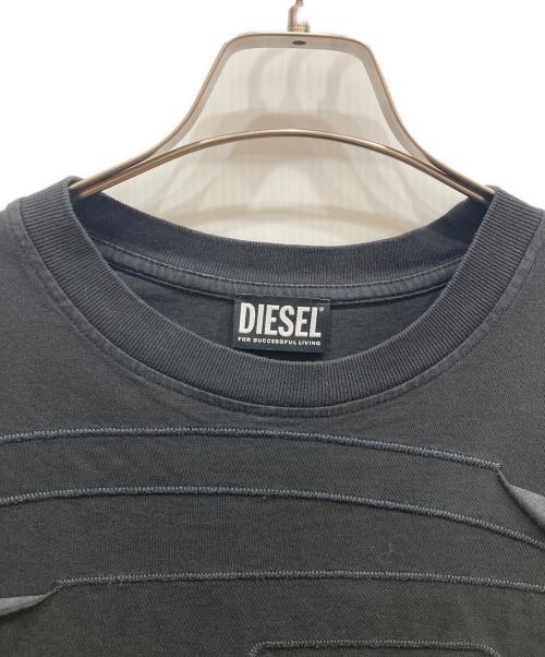 DIESEL（ディーゼル）DIESEL (ディーゼル) T-WASH-PEELOVAL ブラック サイズ:SIZE Mの古着・服飾アイテム