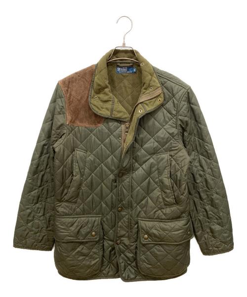 POLO RALPH LAUREN（ポロ・ラルフローレン）POLO RALPH LAUREN (ポロ・ラルフローレン) キルトハンティングジャケット オリーブ サイズ:SIZE Mの古着・服飾アイテム