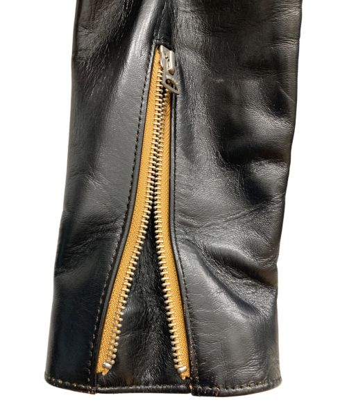 iade leather（イアデレザー）iade leather (イアデレザー) レザージャケット ブラック サイズ:Sの古着・服飾アイテム