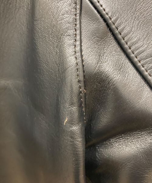 iade leather（イアデレザー）iade leather (イアデレザー) レザージャケット ブラック サイズ:Sの古着・服飾アイテム