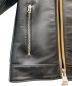 中古・古着 iade leather (イアデレザー) レザージャケット ブラック サイズ:S：30000円