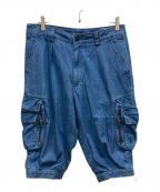 GORDON MILLERゴードンミラー）の古着「ガレージニッカー7分ショーツ」｜インディゴ