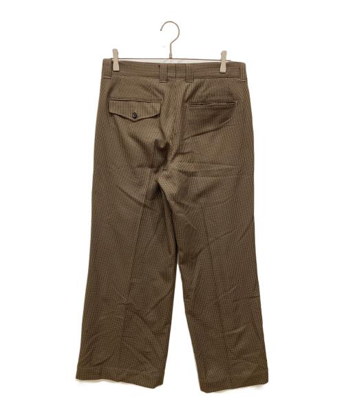 417 by EDIFICE（417 バイ エディフィス）417 by EDIFICE (417 バイ エディフィス) LE JAPON DOKAN ワイドスラックス ブラウン サイズ:SIZE Mの古着・服飾アイテム