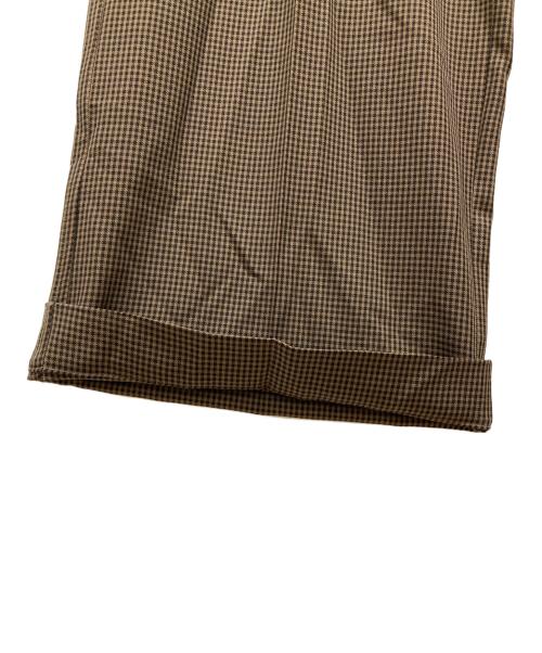 417 by EDIFICE（417 バイ エディフィス）417 by EDIFICE (417 バイ エディフィス) LE JAPON DOKAN ワイドスラックス ブラウン サイズ:SIZE Mの古着・服飾アイテム