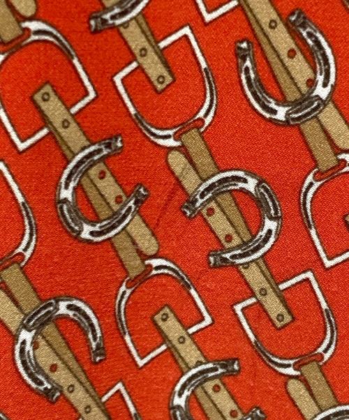 LAUREN RALPH LAUREN（ローレンラルフローレン）LAUREN RALPH LAUREN (ローレンラルフローレン) シャツワンピース オレンジ サイズ:SIZE Mの古着・服飾アイテム