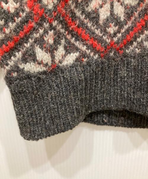 L.L.Bean（エルエルビーン）L.L.Bean (エルエルビーン) ノルディックジップニット グレー サイズ:SIZE Sの古着・服飾アイテム