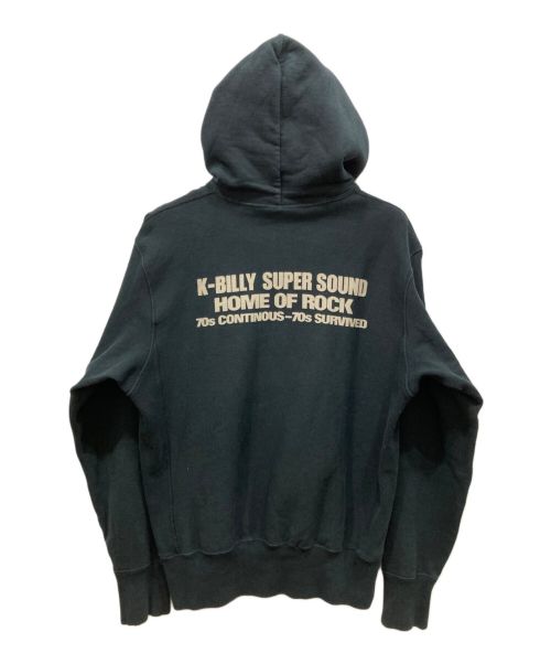 Hysteric Glamour（ヒステリックグラマー）Hysteric Glamour (ヒステリックグラマー) スカルヘッドフォンリバースタイプパーカー ブラック サイズ:Ⅿの古着・服飾アイテム