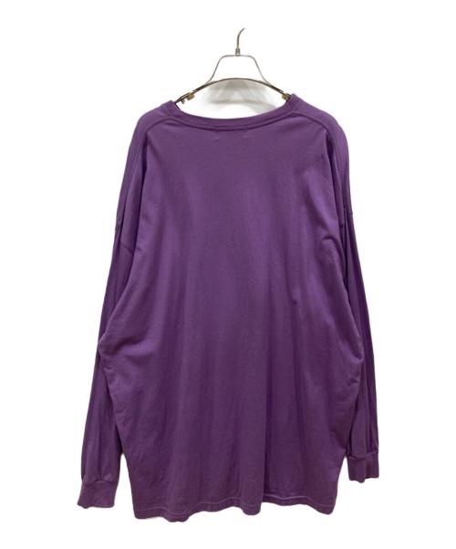 Hysteric Glamour（ヒステリックグラマー）Hysteric Glamour (ヒステリックグラマー) BEAR AND GIRL オーバーサイズTシャツ パープル サイズ:freeの古着・服飾アイテム