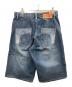 pellepelle (ペレペレ) パッチワークデニムハーフパンツ インディゴ サイズ:32：6000円