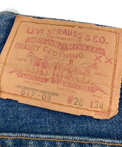 LEVI'S（リーバイス）LEVI'S (リーバイス) 00’ｓ517ブーツカットデニムパンツ インディゴ サイズ:W28×L34の古着・服飾アイテム