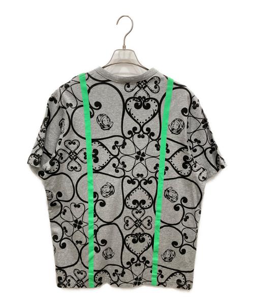 BILLIONAIRE BOYS CLUB（ビリオネアボーイズクラブ）BILLIONAIRE BOYS CLUB (ビリオネアボーイズクラブ) ペイズリーヘンリーネックTシャツ グレー サイズ:SIZE XXLの古着・服飾アイテム