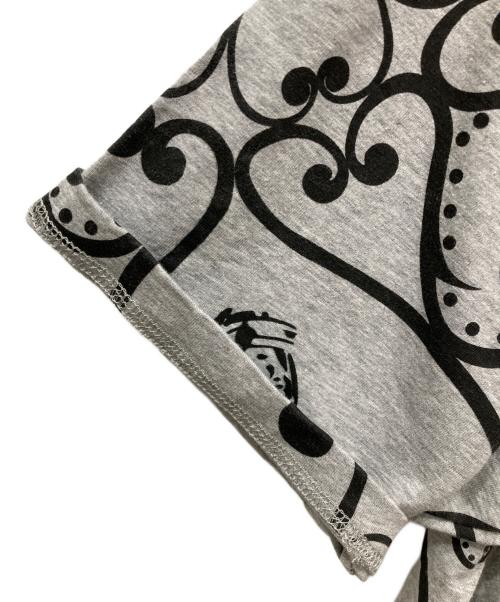 BILLIONAIRE BOYS CLUB（ビリオネアボーイズクラブ）BILLIONAIRE BOYS CLUB (ビリオネアボーイズクラブ) ペイズリーヘンリーネックTシャツ グレー サイズ:SIZE XXLの古着・服飾アイテム