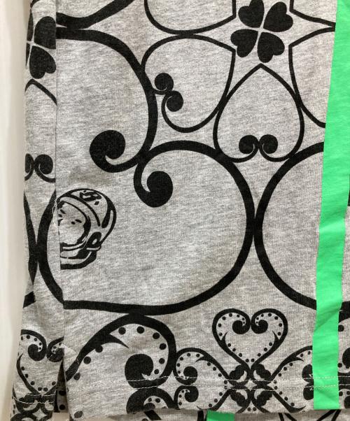 BILLIONAIRE BOYS CLUB（ビリオネアボーイズクラブ）BILLIONAIRE BOYS CLUB (ビリオネアボーイズクラブ) ペイズリーヘンリーネックTシャツ グレー サイズ:SIZE XXLの古着・服飾アイテム