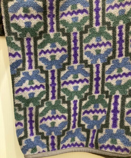 Patagonia（パタゴニア）Patagonia (パタゴニア) 90sテウェルチェ柄シンチラスナップT パープル×ネイビー サイズ:XLの古着・服飾アイテム