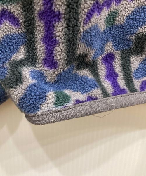 Patagonia（パタゴニア）Patagonia (パタゴニア) 90sテウェルチェ柄シンチラスナップT パープル×ネイビー サイズ:XLの古着・服飾アイテム