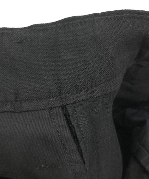 AURALEE（オーラリー）AURALEE (オーラリー) Ron Herman (ロンハーマン) 24SS EXCLUSIVE SUPER FINE WOOL COTTON TWILL PANTS ブラック サイズ:SIZE1の古着・服飾アイテム