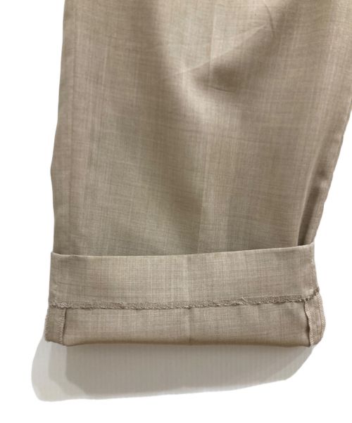 AURALEE（オーラリー）AURALEE (オーラリー) 22SS SHEER WOOL SILK PANTS ベージュの古着・服飾アイテム